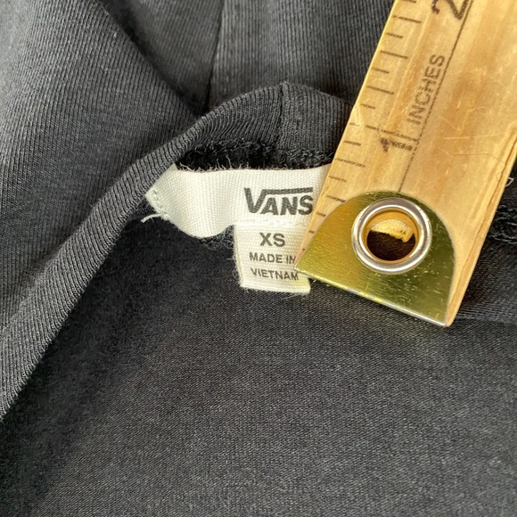 VANS Dress Womens XS Tank Black Shift Scoop Neck Sleeveless Lagenlook Casual - Picture 8 of 11